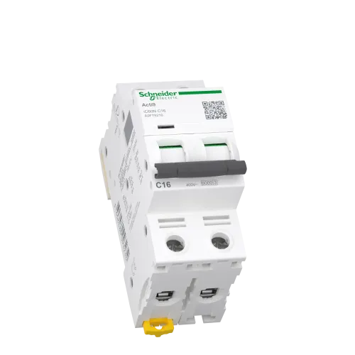 Автоматический выключатель 16А, 2 полюса, кривая C, IC60N Acti9 Schneider Electric A9F79216