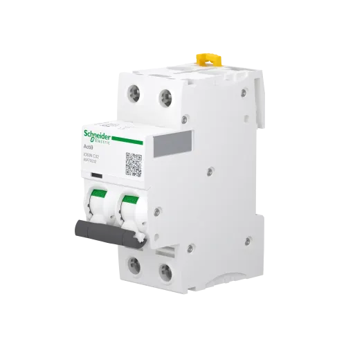 Автоматический выключатель 32А, 2 полюса, кривая C, IC60N Acti9 Schneider Electric A9F79232