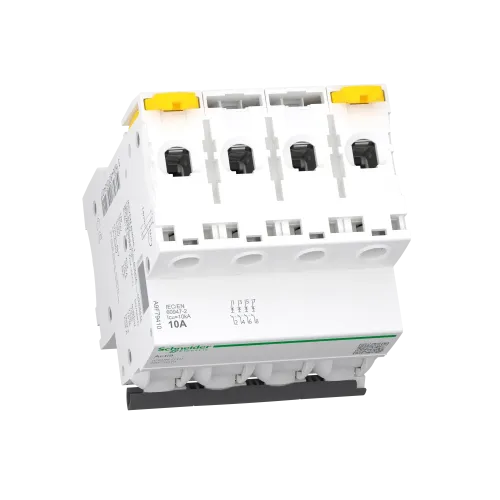 Автоматический выключатель 10А, 4 полюса, кривая C, IC60N Acti9 Schneider Electric A9F79410