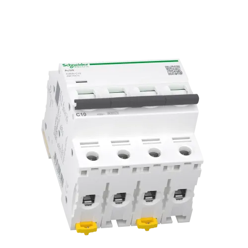 Автоматический выключатель 10А, 4 полюса, кривая C, IC60N Acti9 Schneider Electric A9F79410