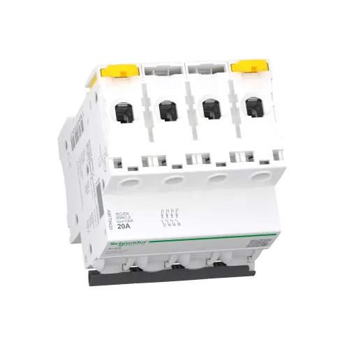 Автоматический выключатель 20А, 4 полюса, кривая C, IC60N Acti9 Schneider Electric A9F79420