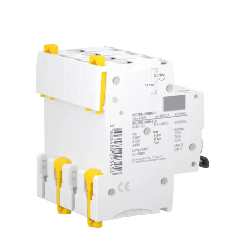 Автоматический выключатель 40А, 4 полюса, кривая C, IC60N Acti9 Schneider Electric A9F79440