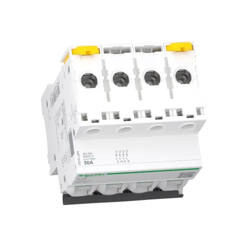 Автоматический выключатель 50А, 4 полюса, кривая C, IC60N Acti9 Schneider Electric A9F79450
