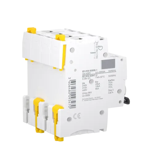 Автоматический выключатель 63А, 4 полюса, кривая C, IC60N Acti9 Schneider Electric A9F79463