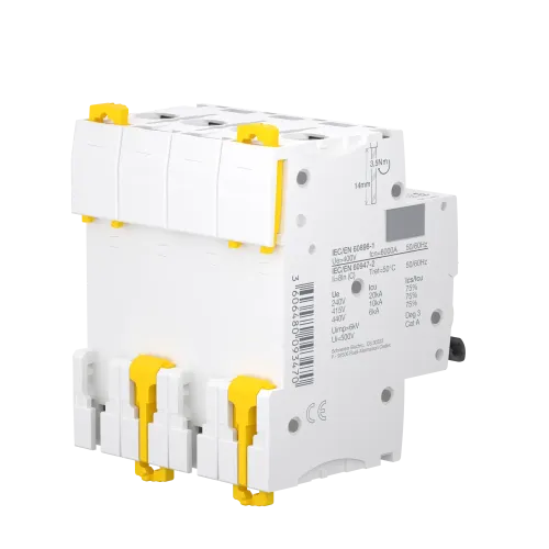 Автоматический выключатель 63А, 4 полюса, кривая C, IC60N Acti9 Schneider Electric A9F79463