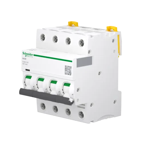 Автоматический выключатель 63А, 4 полюса, кривая C, IC60N Acti9 Schneider Electric A9F79463