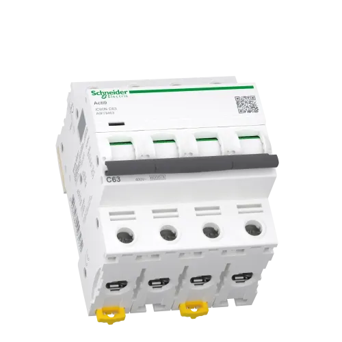 Автоматический выключатель 63А, 4 полюса, кривая C, IC60N Acti9 Schneider Electric A9F79463
