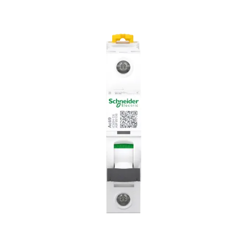 Автоматический выключатель 6А, 1 полюс, кривая C, IC60H Acti9 Schneider Electric A9F89106