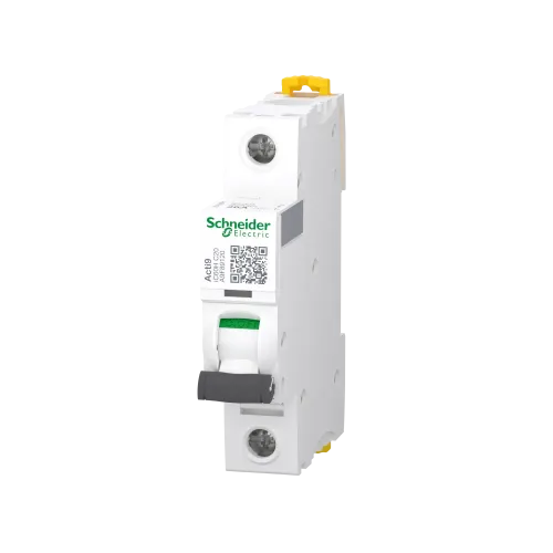 Автоматический выключатель 20А, 1 полюс, кривая C, IC60H Acti9 Schneider Electric A9F89120