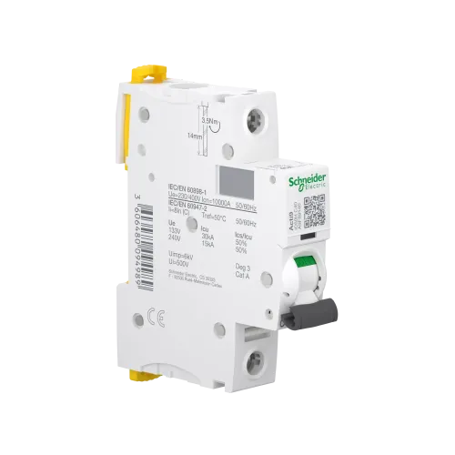 Автоматический выключатель 40А, 1 полюс, кривая C, IC60H Acti9 Schneider Electric A9F89140