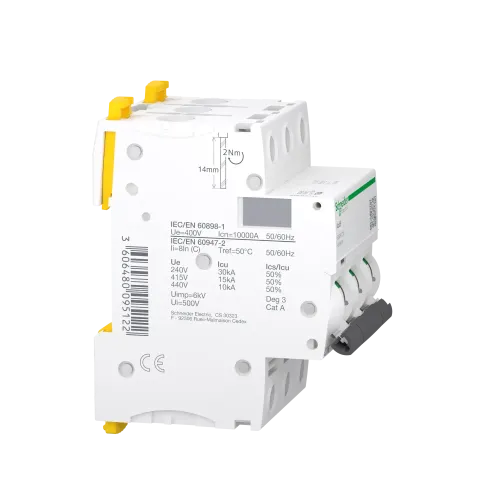 Автоматический выключатель 16А, 3 полюса, кривая C, IC60H Acti9 Schneider Electric A9F89316