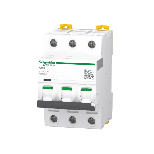 Автоматический выключатель 40А, 3 полюса, кривая C, IC60H Acti9 Schneider Electric A9F89340