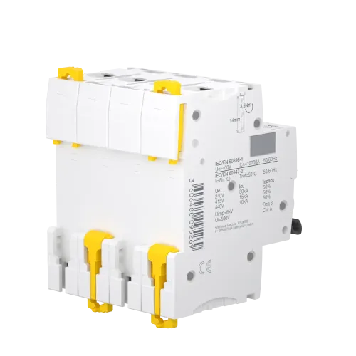 Автоматический выключатель 50А, 4 полюса, кривая C, IC60H Acti9 Schneider Electric A9F89450