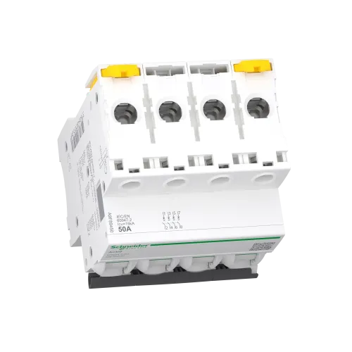 Автоматический выключатель 50А, 4 полюса, кривая C, IC60H Acti9 Schneider Electric A9F89450