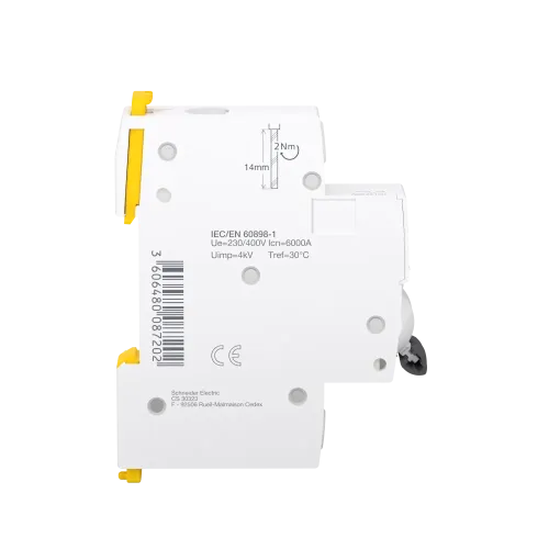 Автоматический выключатель 20А тип С, однофазный, iK60 Schneider A9K24120