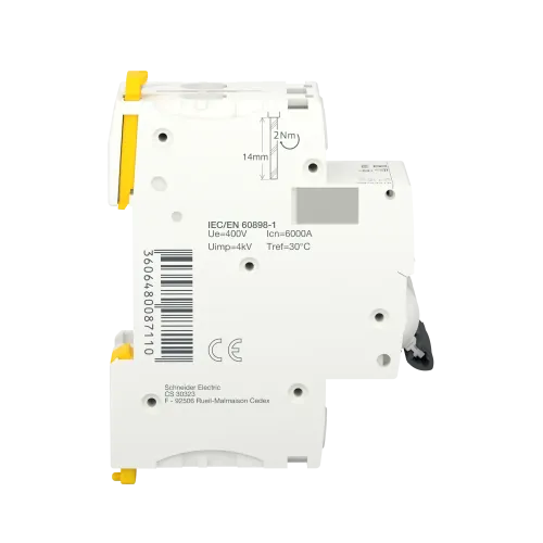 Автоматический выключатель 16А, 2 полюса, кривая C, IK60N Acti9 Schneider Electric A9K24216