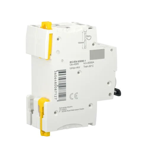 Автоматический выключатель 20А, 2 полюса, кривая C, IK60N Acti9 Schneider Electric A9K24220