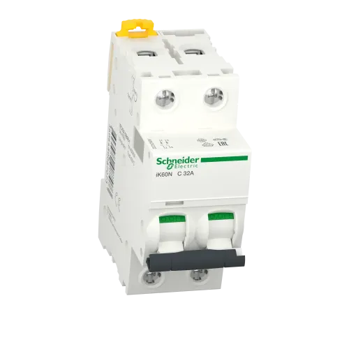 Автоматический выключатель 32А, 2 полюса, кривая C, IK60N Acti9 Schneider Electric A9K24232