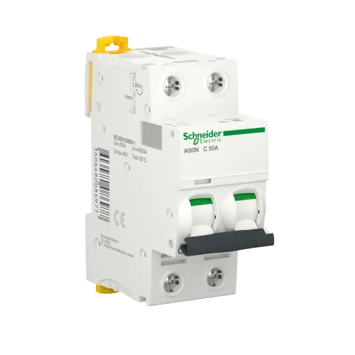 Автоматический выключатель 50А, 2 полюса, кривая C, IK60N Acti9 Schneider Electric A9K24250