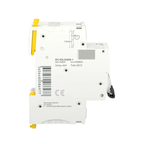 Автоматический выключатель 50А, 2 полюса, кривая C, IK60N Acti9 Schneider Electric A9K24250