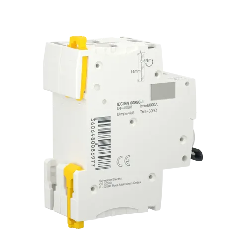Автоматический выключатель 50А, 2 полюса, кривая C, IK60N Acti9 Schneider Electric A9K24250