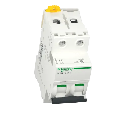 Автоматический выключатель 50А, 2 полюса, кривая C, IK60N Acti9 Schneider Electric A9K24250