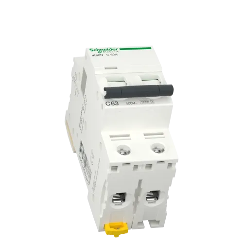 Автоматический выключатель 63А, 2 полюса, кривая C, IK60N Acti9 Schneider Electric A9K24263