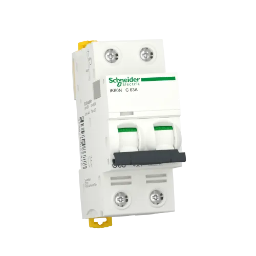 Автоматический выключатель 63А, 2 полюса, кривая C, IK60N Acti9 Schneider Electric A9K24263