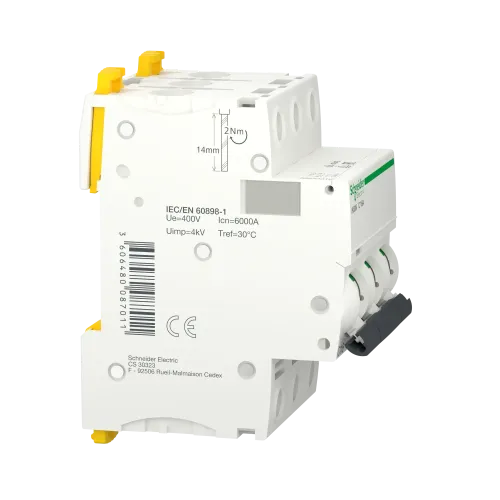 Автоматический выключатель 16А тип С, трехфазный, iK60 Schneider A9K24316