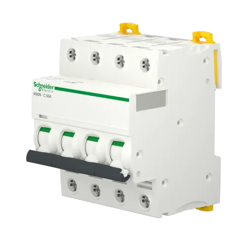Автоматический выключатель 50А, 4 полюса, кривая C, IK60N Acti9 Schneider Electric A9K24450