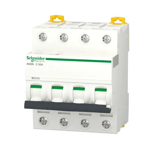 Автоматический выключатель 50А, 4 полюса, кривая C, IK60N Acti9 Schneider Electric A9K24450