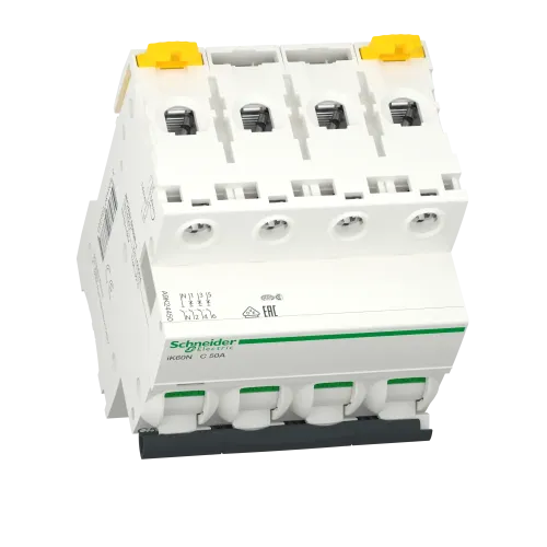 Автоматический выключатель 50А, 4 полюса, кривая C, IK60N Acti9 Schneider Electric A9K24450