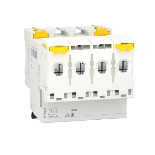 Автоматический выключатель 50А, 4 полюса, кривая C, IK60N Acti9 Schneider Electric A9K24450