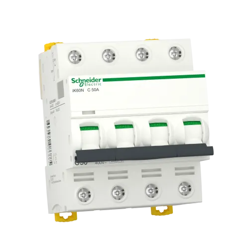 Автоматический выключатель 50А, 4 полюса, кривая C, IK60N Acti9 Schneider Electric A9K24450