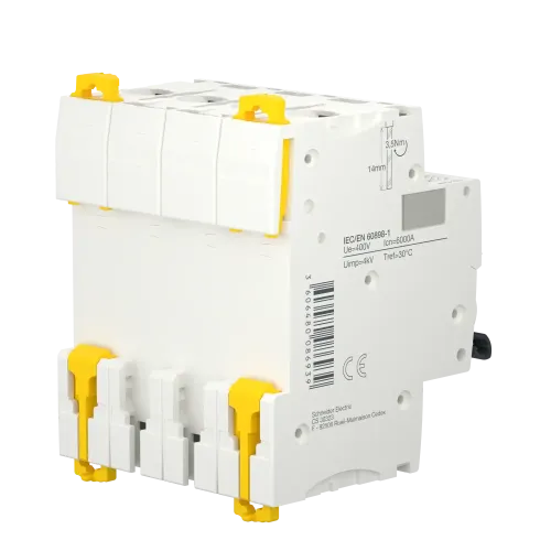 Автоматический выключатель 63А, 4 полюса, кривая C, IK60N Acti9 Schneider Electric A9K24463