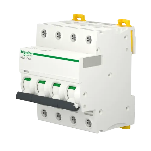 Автоматический выключатель 63А, 4 полюса, кривая C, IK60N Acti9 Schneider Electric A9K24463
