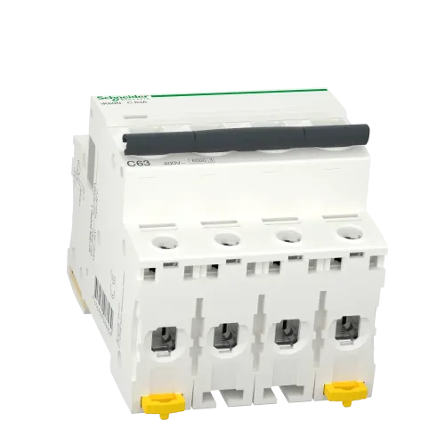 Автоматический выключатель 63А, 4 полюса, кривая C, IK60N Acti9 Schneider Electric A9K24463