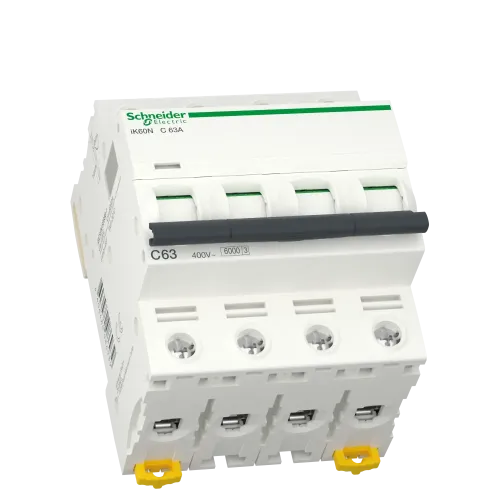 Автоматический выключатель 63А, 4 полюса, кривая C, IK60N Acti9 Schneider Electric A9K24463