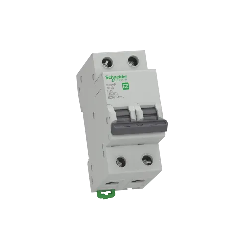 Автомат 10 А, 2 полюса, тип С, EZ9F34210 Schneider Easy9