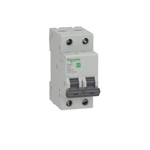 Автомат 50 А, 2 полюса, тип С, EZ9F34250 Schneider Easy9