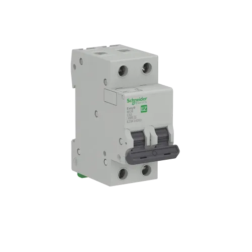 Автомат 63 А, 2 полюса, тип С, EZ9F34263 Schneider Easy9