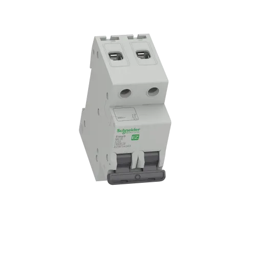 Автомат 63 А, 2 полюса, тип С, EZ9F34263 Schneider Easy9