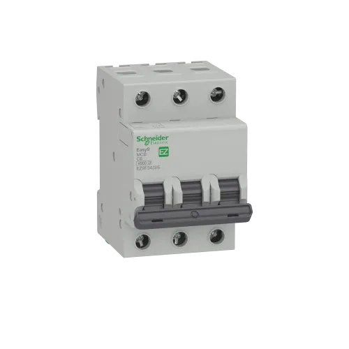 Автомат 6 А, 3 полюса, тип С, EZ9F34306 Schneider Easy9