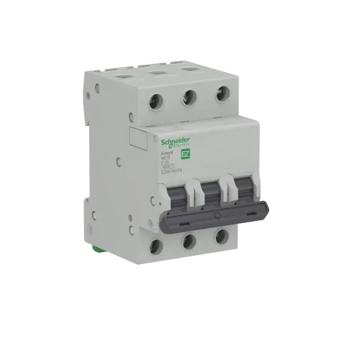 Автомат 16 А, 3 полюса, тип С, EZ9F34316 Schneider Easy9