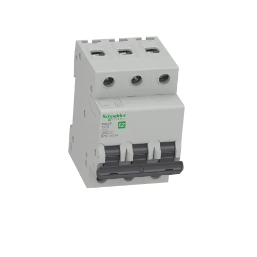 Автомат 16 А, 3 полюса, тип С, EZ9F34316 Schneider Easy9