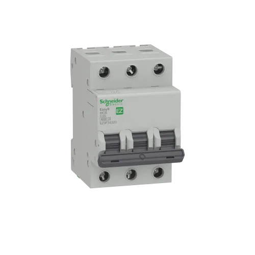 Автомат 20 А, 3 полюса, тип С, EZ9F34320 Schneider Easy9