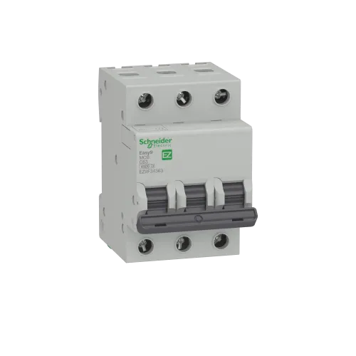 Автомат 50 А, 3 полюса, тип С, EZ9F34350 Schneider Easy9