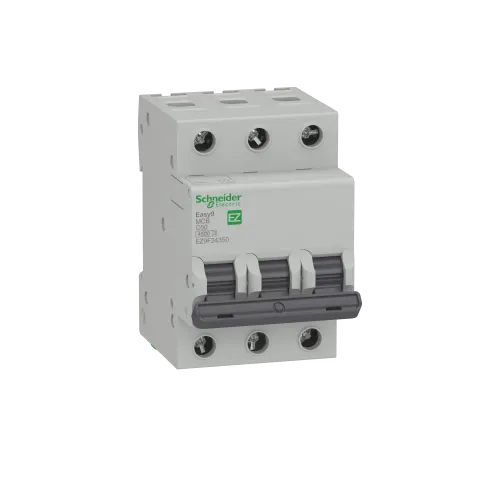 Автомат 63 А, 3 полюса, тип С, EZ9F34363 Schneider Easy9