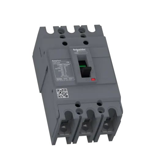Силовой автоматический выключатель 80 А, трехфазный, 15кА, EasyPact Schneider EZC100N3080