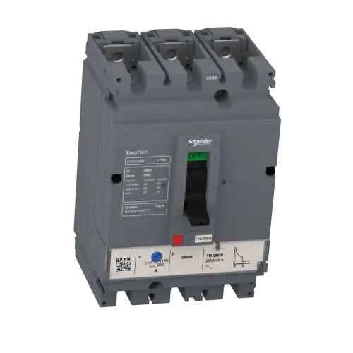 Автоматический выключатель 200А, 3 полюса, EasyPact CVS250B TM200D Schneider Electric LV525302